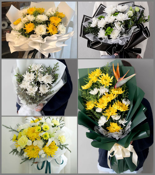 广东东莞市大岭山镇大环村白事花束代送